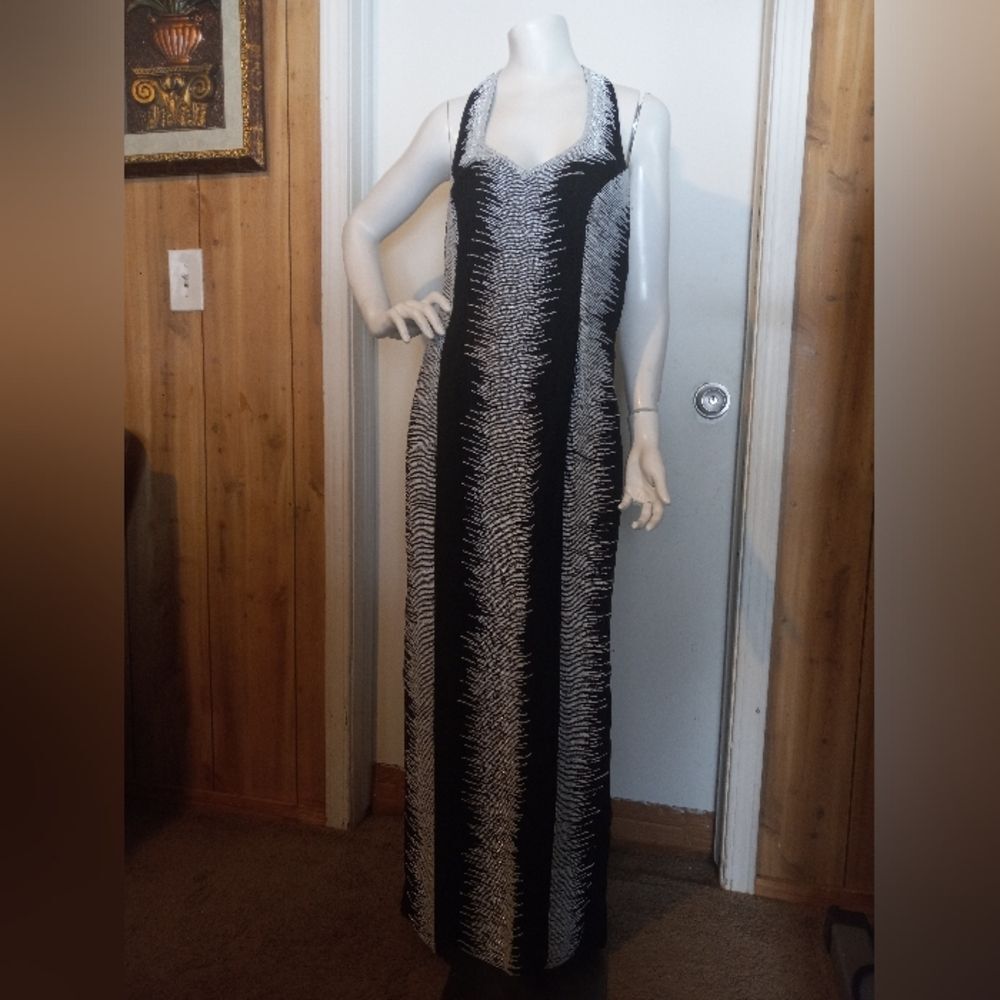 Dress Me Up Night Silk Beaded Dress Size 18